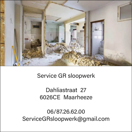 Service GR sloopwerk 