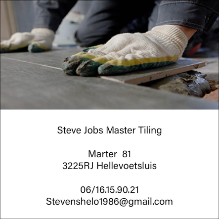 Steve Jobs Master Tiling